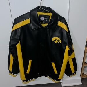 Iowa Hawkeyes Leather Jacket